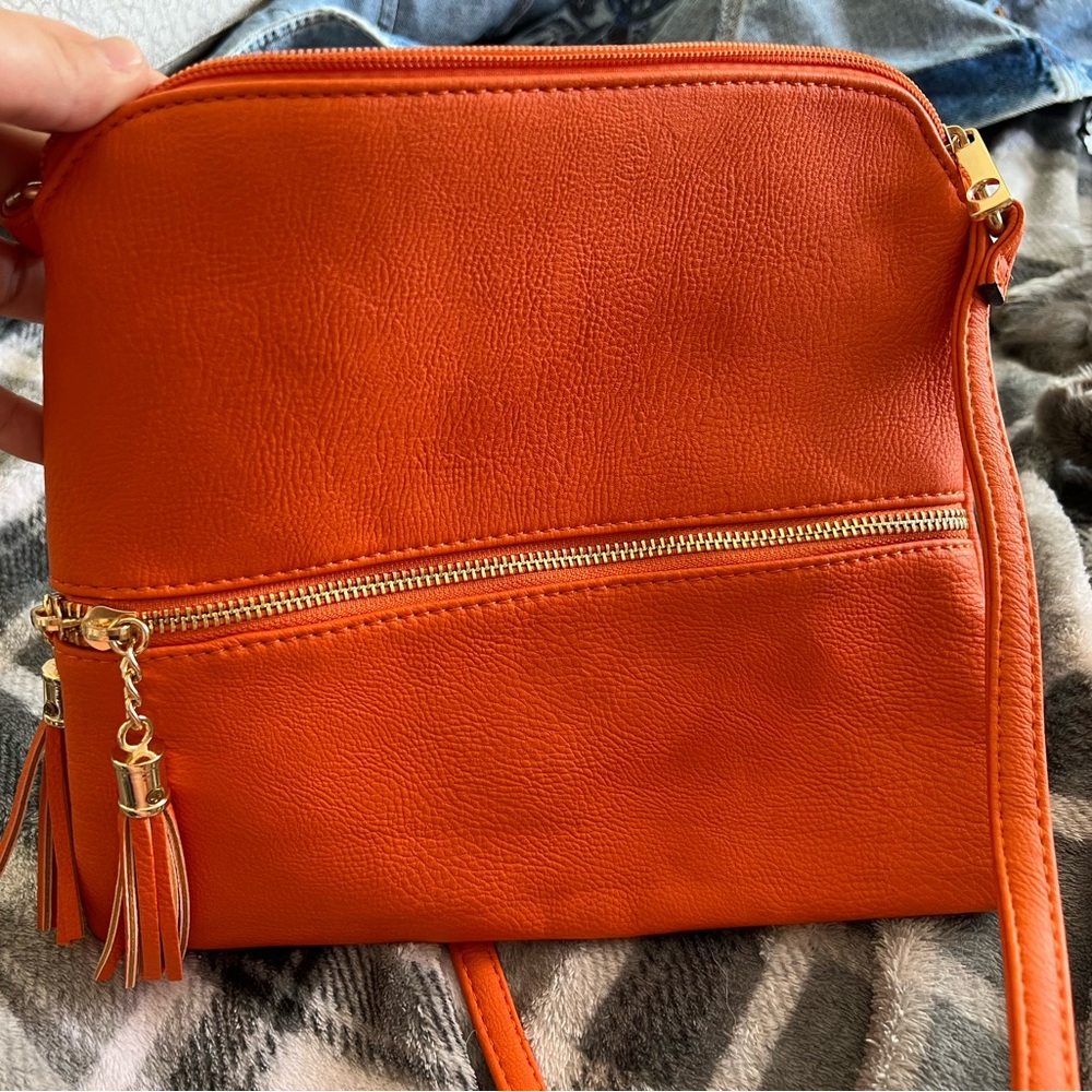 Orange Crossbody Purse